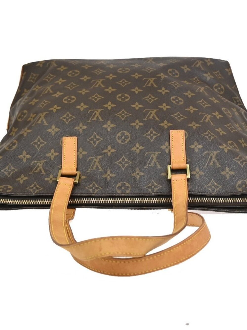 LOUIS VUITTON Cabas Mezzo Shoulder Bag Monogram Leather Brown M51151 85KC897 - Picture 5 of 16